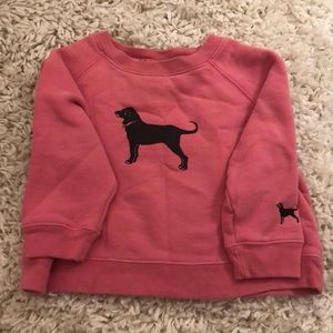 Black dog toddler sweatshirt